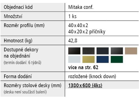 Stolová podnož MAIA CONFERENCE