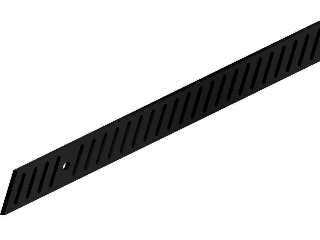 ROC DESIGN - horní kolejnice D05 ocel černá mat