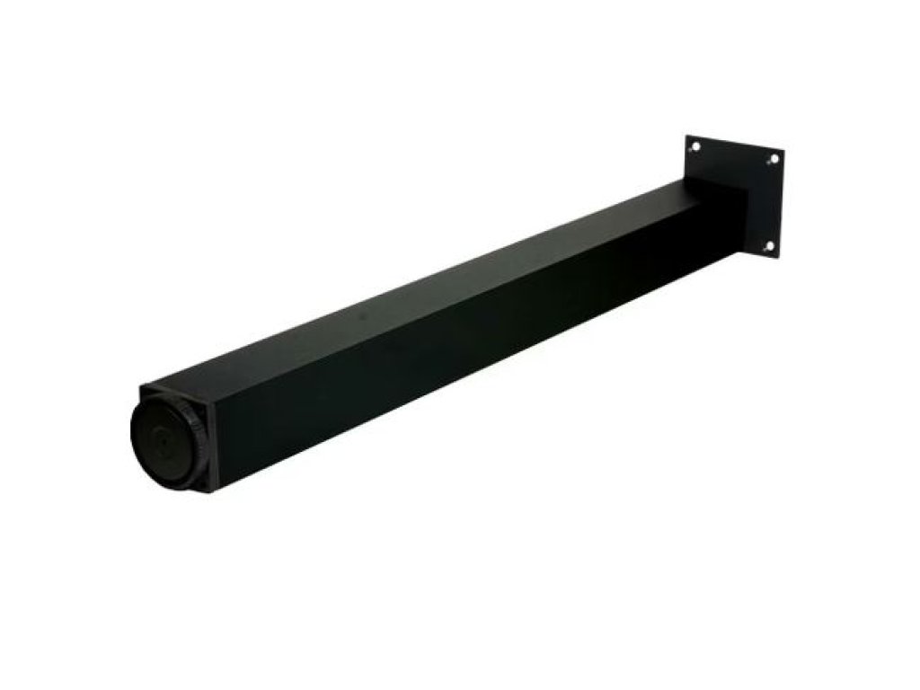 Stolová noha výška 820mm 60x60mm s regulací černá matná