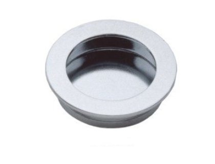 Úchytka Kaniva zápustná průměr 40 mm satin chrom