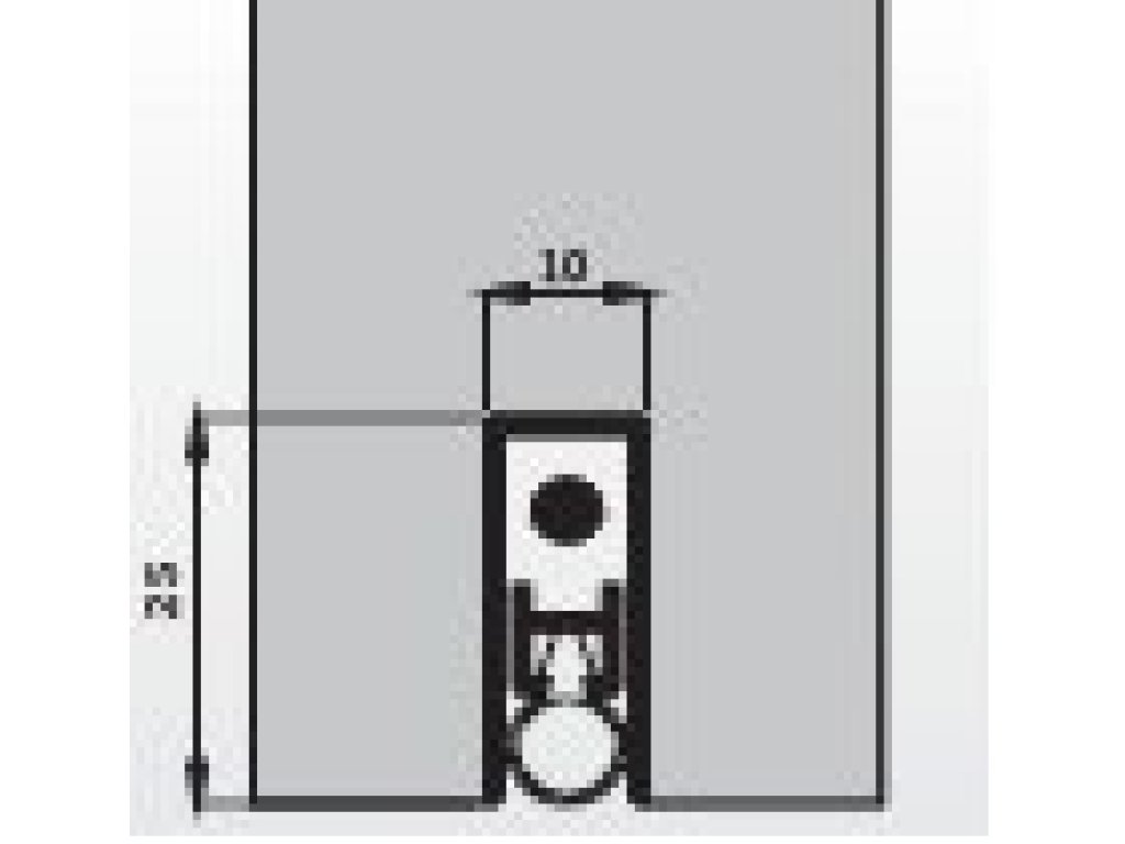 Těsnící prahy na dveře automatické ELLEN MATIC EXTRA