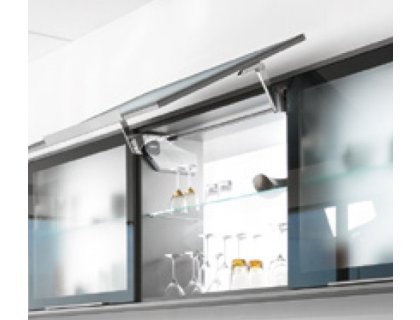 Aventos - HS -mechanismus + bílé krytky