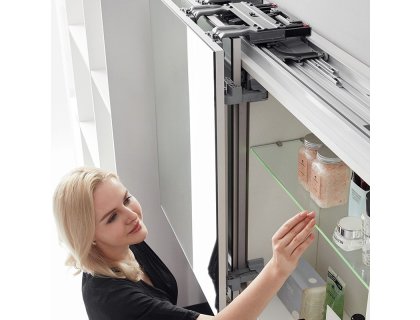 Cemux In Line skříňové naložené dveře v jedné rovině 1150-1750mm,v.1000mm, 20 kg s tlumením