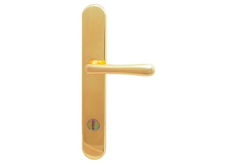 Element bezpečnostní kování klika/klika matný nikl - 72 mm