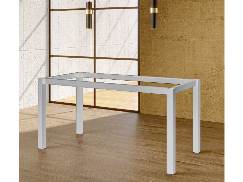 Stolová konstrukce Alu Star pro skleněnou desku B2 hliník