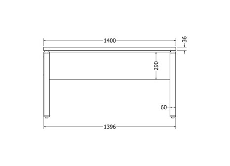 Stolová podnož DARIA 140