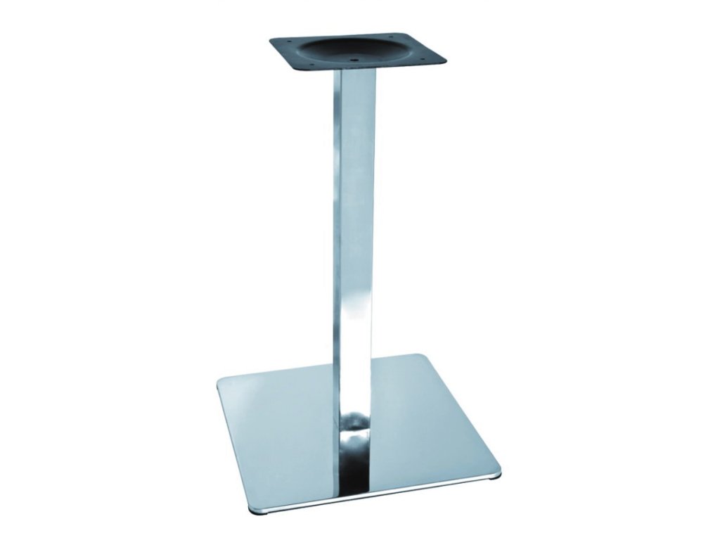 Stolová noha centrální ECO 780 - 450 x 450 mm broušená nerez výška 720 mm