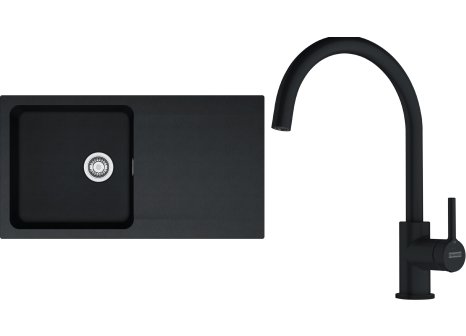 Franke set OID 611 + FC 6018 - Černá