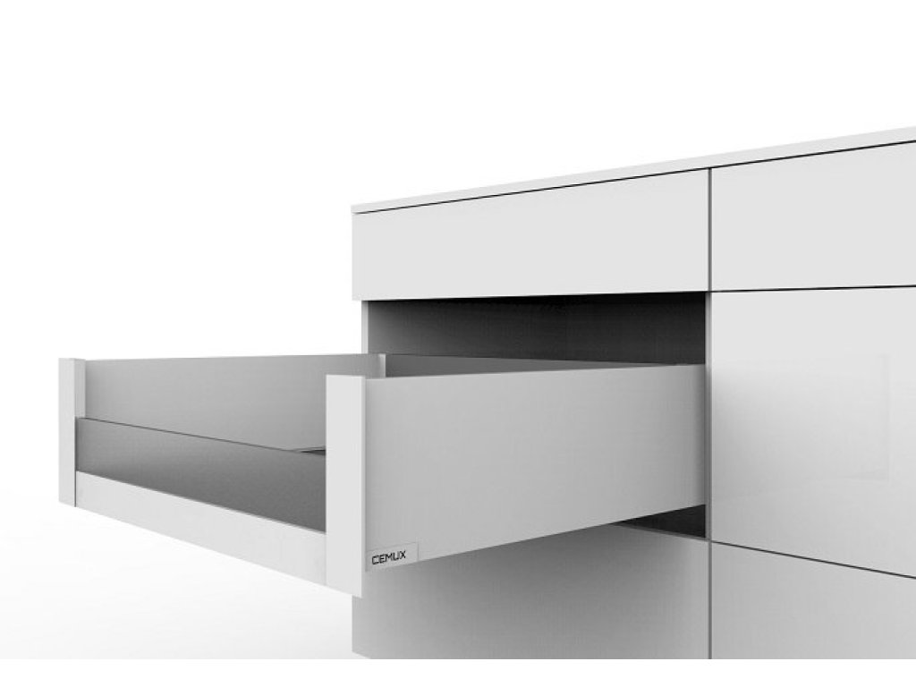 Cemux H Box SLIM vnitřní zásuvka bílá H167 čelní sklo H70