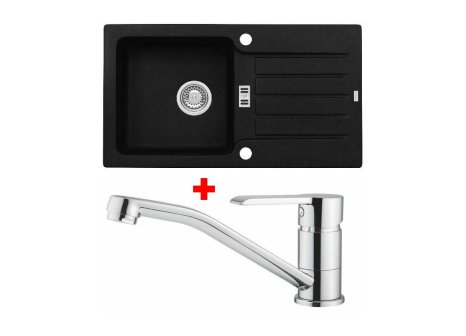 Alveus NIAGARA 30 + RUTA chrom - Černá, Black