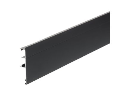 Cemux STARSHIP krycí profil pro horní kolejnici černý