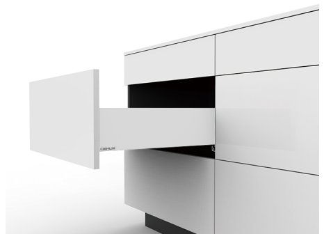 Cemux H Box SLIM zásuvka bílá H116 - 300 mm