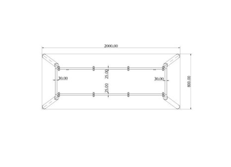 Stolová podnož NERIA