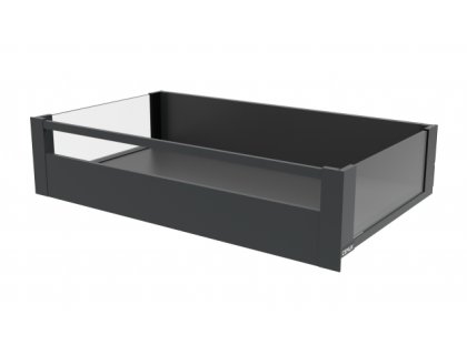 Cemux H Box SLIM vnitřní skleněné bočnice antracit H167/500 mm čelní panel