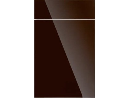 Dvířka jednostranný vysoký LESK - tvar D07 barva RAL rádius R1