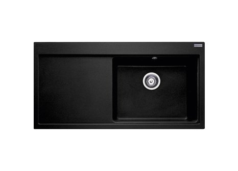 Franke dřez MTG 611 odkap vpravo - Černá metalická, Onyx