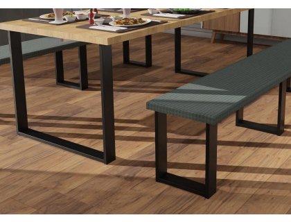 ARdesign stolová podnož pro lavici U, 450 černá