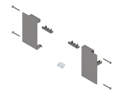 MERIVOBOX ZI4.0MS1 čelní příchyt vnitřní M šedá