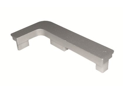 Koncovka k profilu J hliník