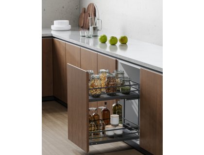 Cemux Style 40-3D plné dno tlumení antracit