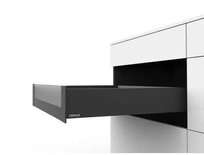 Cemux H Box SLIM vnitřní zásuvka antracit H84 čelní sklo H54