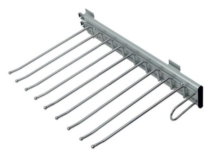 Věšák na kalhoty boční hliník / chrom