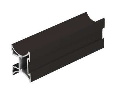 ALUPROFIL lišta úchytková Uran 10 mm 2,70 m černý mat