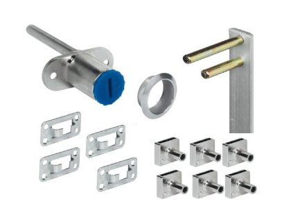 zámek Symo centrální sada táhlo 60 cm + 4x zásuvka - komplet