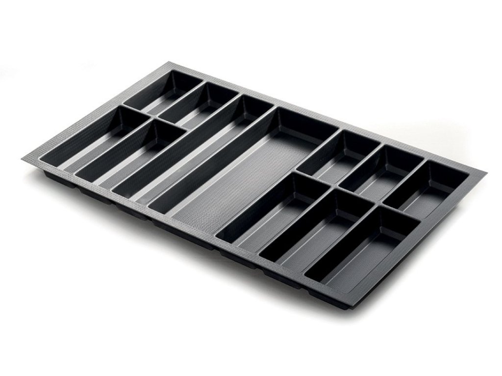 Příborník Classico Kristall softTouch 500/90 černá kristall