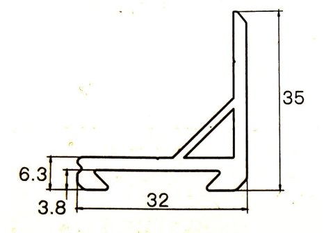 Cemux STARSHIP horní profil pro montáž na zeď černý