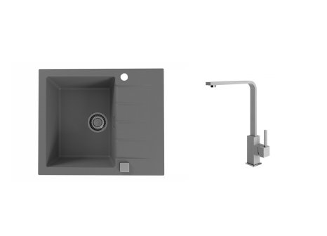 Alveus CADIT 10 + AFRA - Šedá, Beton