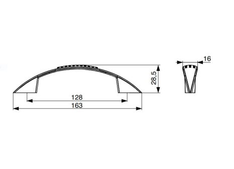 Úchytka Ruona satin nikl