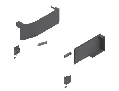 BLUM 23K8000 krytky HK TOP aventos Servo-drive tmavě šedá