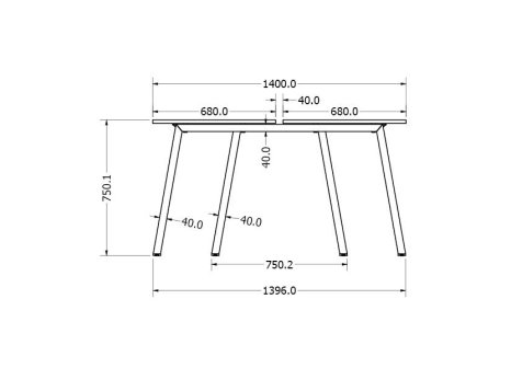 Stolová podnož MELIA CONFERENCE