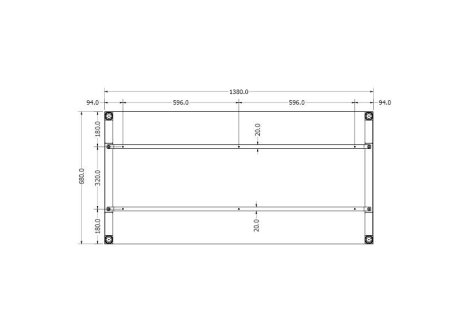 Stolová podnož MELIA