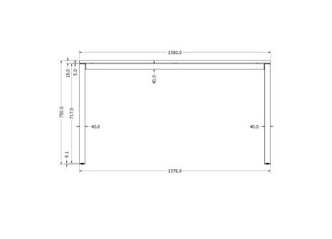 Stolová podnož MELIA