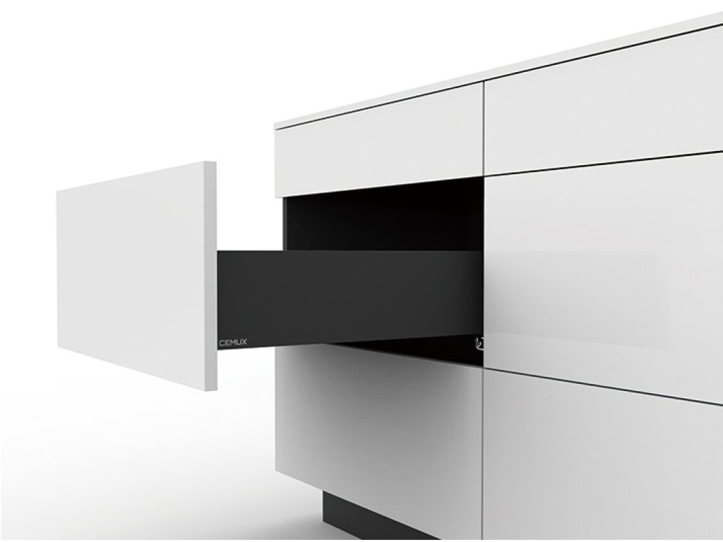 Cemux H Box SLIM zásuvka TIP-ON antracit H116