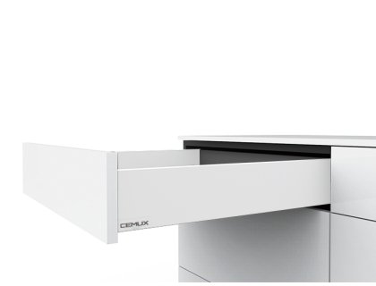 Cemux H Box SLIM zásuvka TIP-ON bílá H84