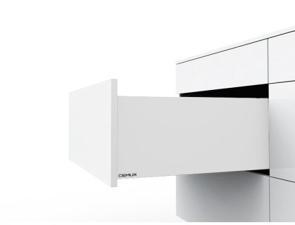 Cemux H Box SLIM zásuvka TIP-ON bílá H199