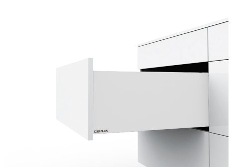 Cemux H Box SLIM zásuvka TIP-ON bílá H199 - 300 mm