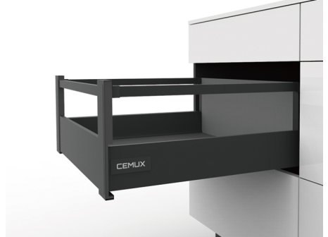 Cemux kování pro potravinovou skříň A Box antracit 450mm