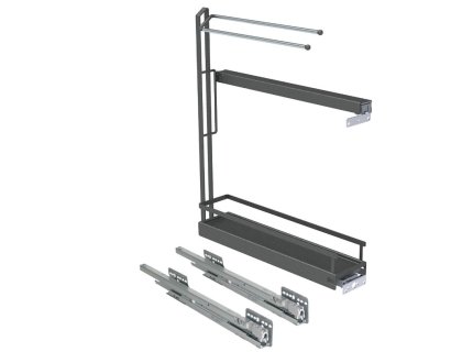 KESSEBÖHMER - Výsuv Arena Style 15-3D pro utěrky antracit