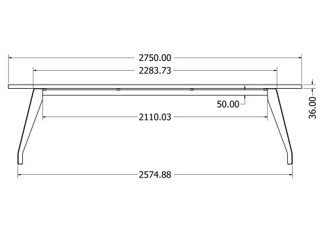 Stolová podnož BOROUGH XL