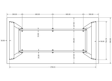 Stolová podnož CYRA