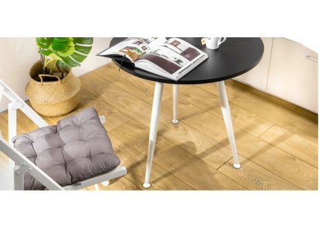 Stolová noha výkyvná 710 mm bílá