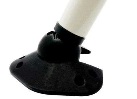 Stolová noha výkyvná 710 mm bílá