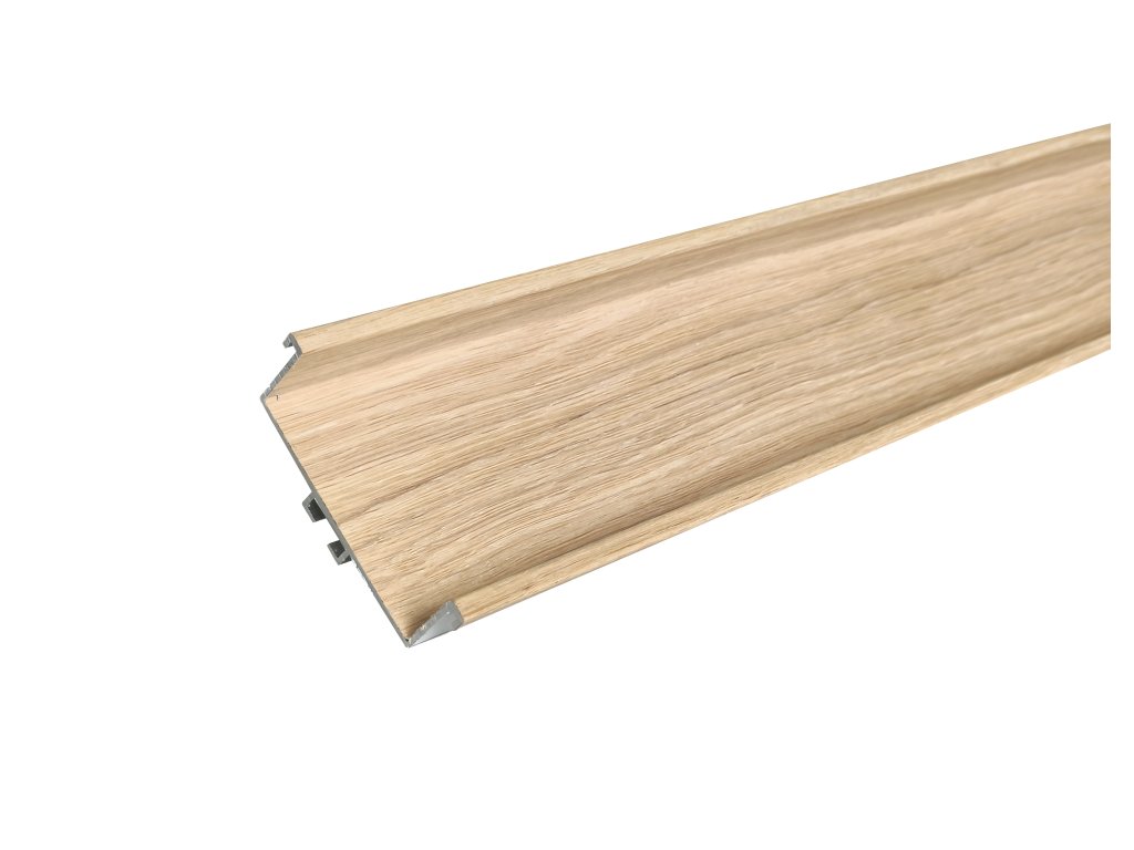 Profil pro bezúchytkové dveře C - délka 4100 mm dýha dub