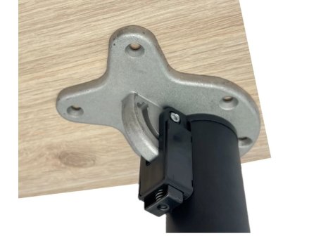 Stolová noha 710 mm sklápěcí černá