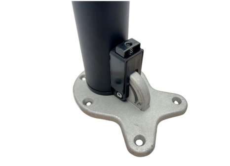 Stolová noha 710 mm sklápěcí černá