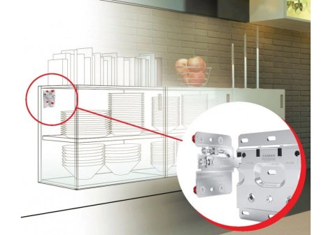 Rektifikační závěs CAMAR 807 RV levý k zafrézování